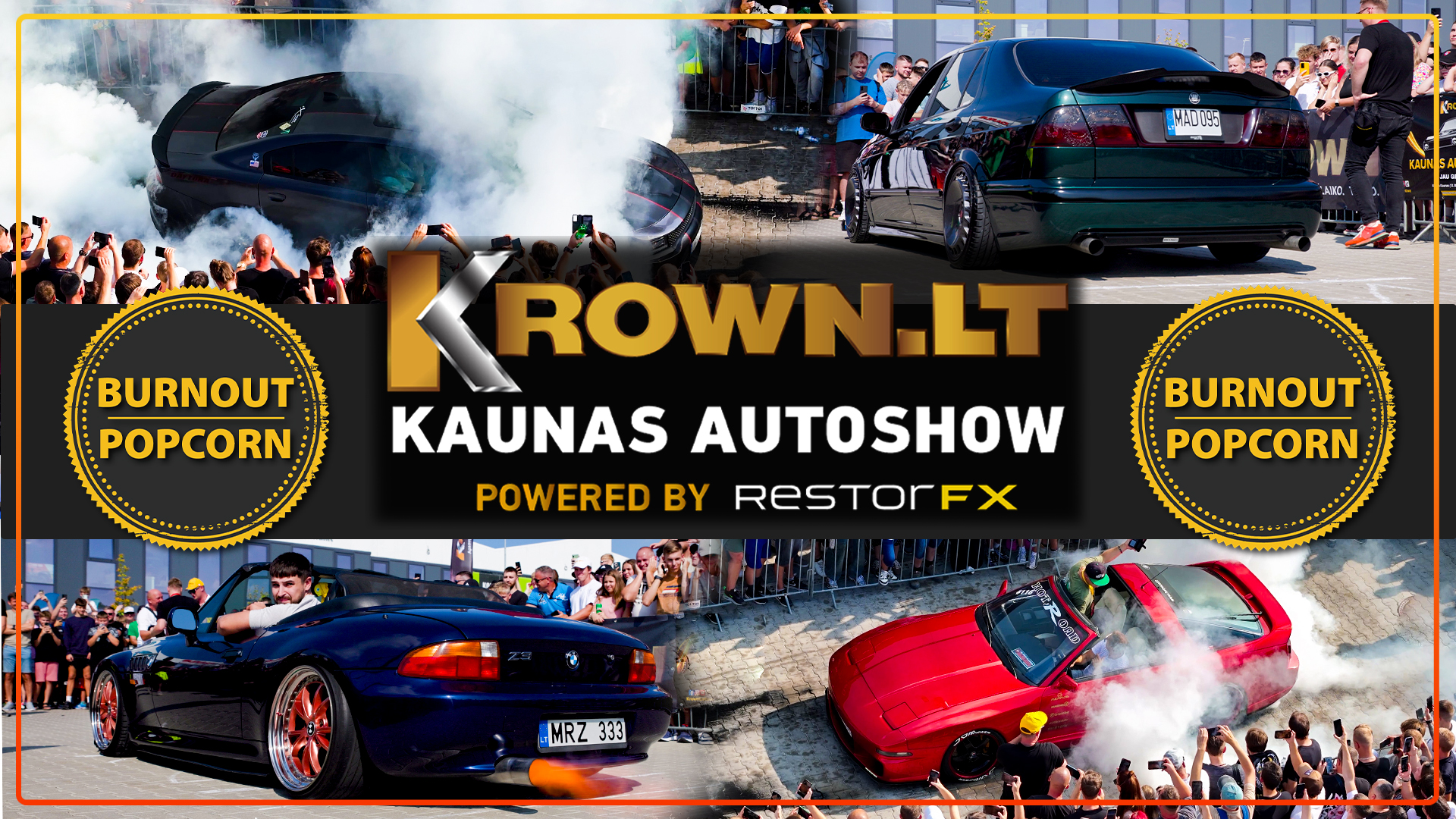 Kaunas Autoshow 2025 Burnout / Popcon Competition