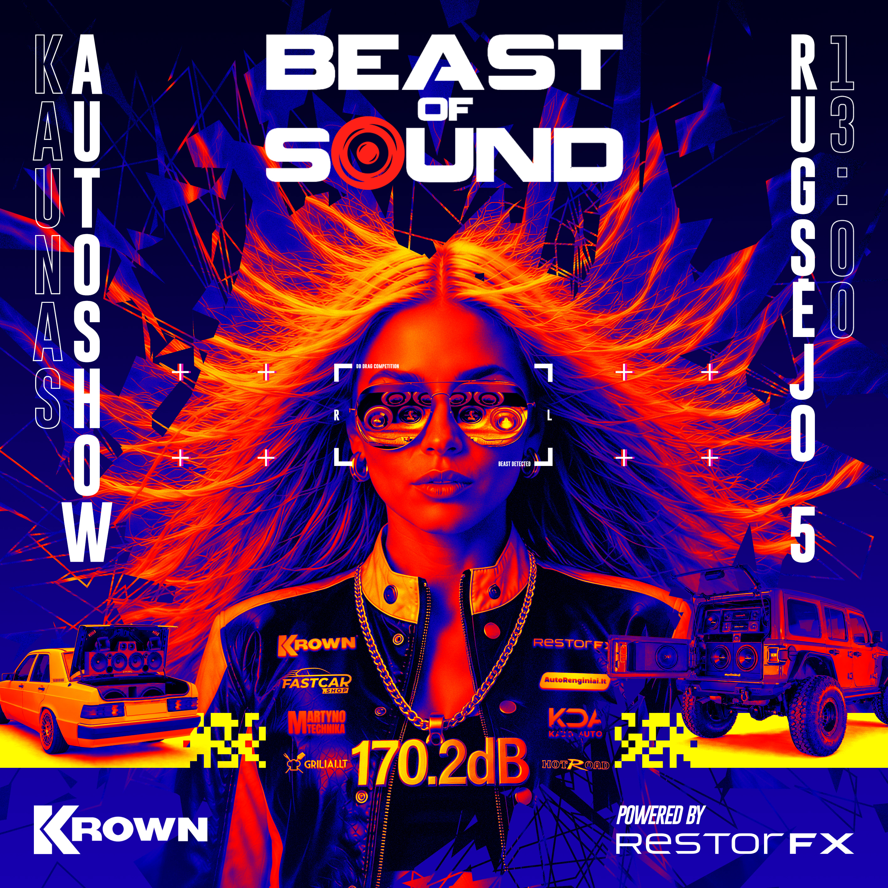 Beast Of Sound atvyksta į Krown Kaunas Autoshow 2026 Powered by RestorFX