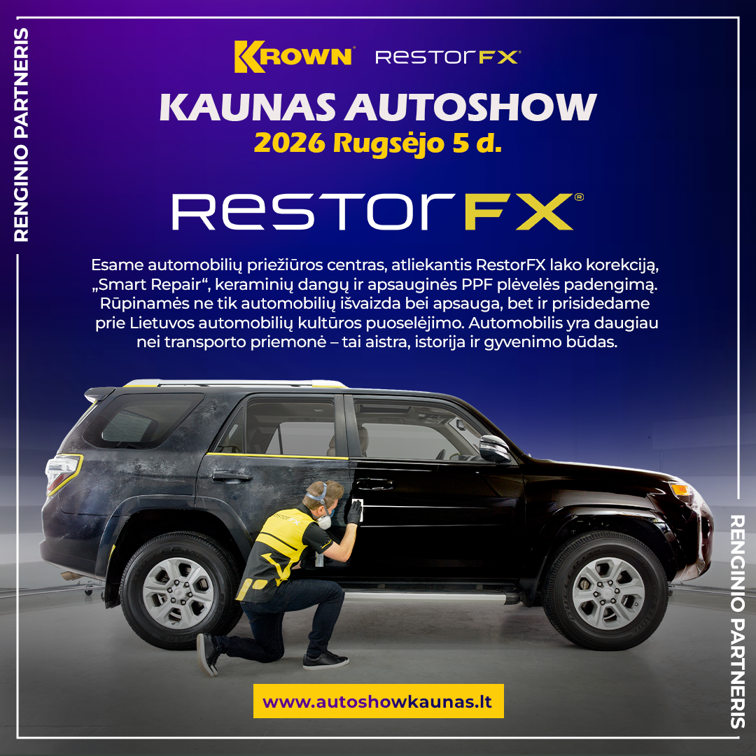 Renginio Partneris - RestorFX